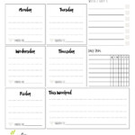 Pin By Jess B On Planner Ideas Weekly Planner Printable Weekly