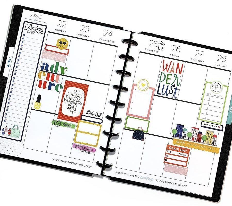 Pin On Happy Planner Layout Ideas