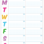 Pin On Planner Ideas Free Printable Bi Weekly Planner Cute Colorful