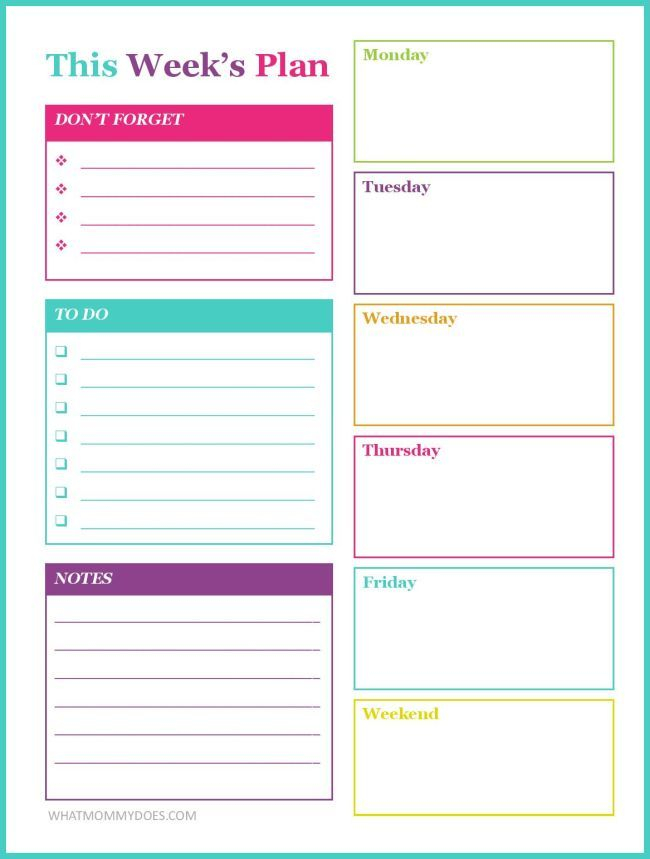 Pin On Printable Calendars Daily Schedules To Do Lists Checklists