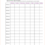 Printable 7 Day Weekly Planner Template Printable Free Templates