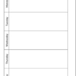 Printable A5 Horizontal Weekly Planner Layout With Home Work Etsy