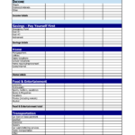 Printable Bi Weekly Budget Templates At Allbusinesstemplates