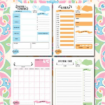 Printable Planner Pages Daily Weekly Monthly Layouts In 2022