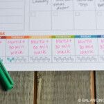 Printable Planner Weekly Template Balancing Home Weekly Planner