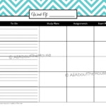 Printable Student Planner AllAboutTheHouse