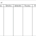 Printable Weekly Calendar Monday To Sunday Template Printable Monday