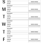 Printable Weekly Meal Plan Template PDF Download Weekly Meal Plan