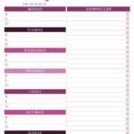 Printable Weekly Meal Planners FREE Live Craft Eat