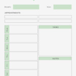 Printable Weekly Planner 12 Free Word PDF Documents Download