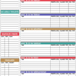 Printable Weekly Planner For Work And Home Weekly Planner Printable