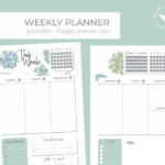 Printable Weekly Planner Happy Planner Classic Refill Planner Etsy UK