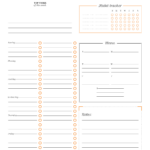 Printable Weekly Planner With Habit Tracker PDF Download Weekly