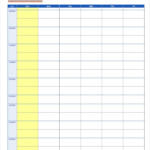 Printable Weekly Work Schedule Template Printable Templates