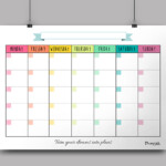 Printable Weeklydaily Plannerzowies Room Free Weekly Planner