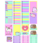 Pusheen Planner Stickers Imprimible Pegatinas Imprimibles