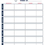 Recipe Collection Binder Printable Kit Weekly Menu Planners Meal