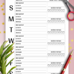 Sample Download Printable Weekly Meal Plan Template Pdf Weekly Food