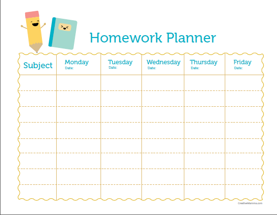 St John s Primary School PTFA Times Weekly Planner