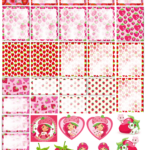 Strawberry Shortcake Inspired Erin Condren HP Free Printable