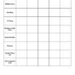 Student Planner Templates Weekly Schedule Template For Elementary