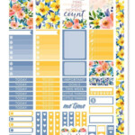 Super Cute FREE Printable Floral Planner Stickers Kit Happy Planner