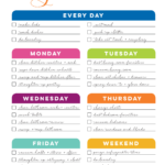 TCB Printable Cleaning Planner pdf Cleaning Schedule Printable