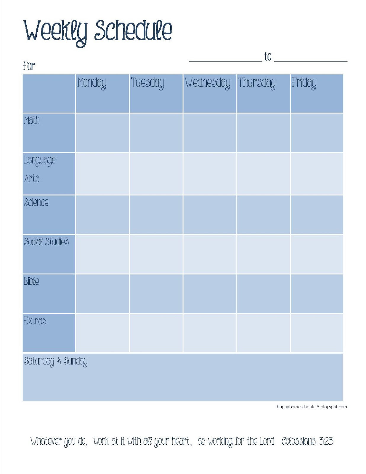 The Happy Homeschooler Our Homeschool Planner A Free Printable