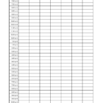 Time Management Chart Template Free Calendar Template