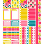 Tropical Summer Printable Happy Planner Stickers Free Printable