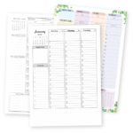 Two Page Weekly Planner Download Printable PDF