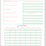 Vacation Planner Printables