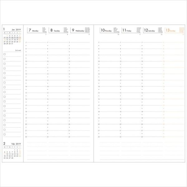 Vertical Weekly Planner Made To Fit Happy Planner Vertical Weekly 