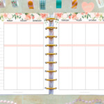 Vertical Weekly Planner Pages Made To Fit Happy Planner Etsy