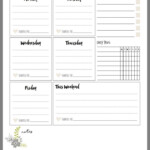 Week At A Glance Template Calendar Printables Free Templates