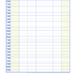 Week Hourly Schedule Templates At Allbusinesstemplates