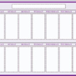 Weekly Blank Calendar Template 2 Blank Calendar Template Calendar