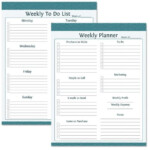 Weekly Business Planner Fillable Business Planner Etsy Business