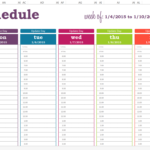 Weekly Calendar Template With Time Slots Google Search Free