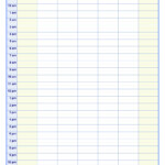 Weekly Calendar With Hours Printable