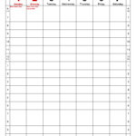 Weekly Calendars 2023 For PDF 12 Free Printable Templates