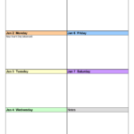 Weekly Calendars 2023 For Word 12 Free Printable Templates