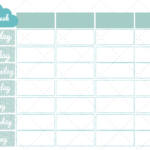 Weekly Family Planner Printable Google Search Weekly Family Planner