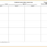 Weekly Lesson Plan Calendar Template Calendar Template Printable