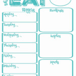 Weekly Meal Planner Template Printable Beautiful Pantry Makeover Free