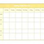 Weekly Menu Template