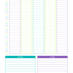 Weekly Planner 2 Scattered Squirrel