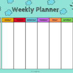 Weekly Planner For Kids Timetable For Kids FREE Printable Shining Brains