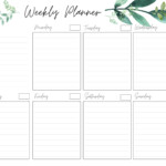 Weekly Planner Printable To Do List Etsy Canada