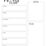 Weekly Planner Template Free Printable Paper Trail Design Free